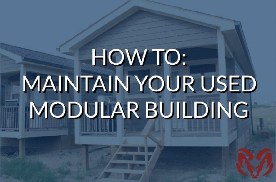 maintain your used modular building